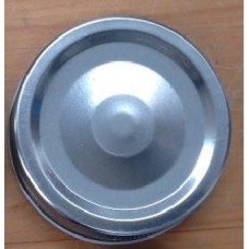 1 piece Wide Mouth Metal Lid Silver x 6 - can be a little sticky