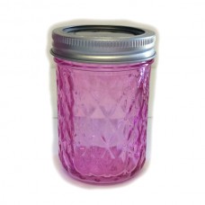 Aussie Mason Quilted Pink 240ml Jars & Lids BULK DEAL 7 cases (84 jars) - FREE SHIPPING no PO boxes