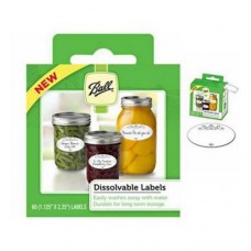 Ball Dissolvable Labels pack of 60 