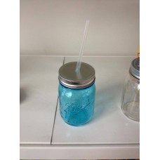 Straw Hole Lid for Regular Mouth Jars